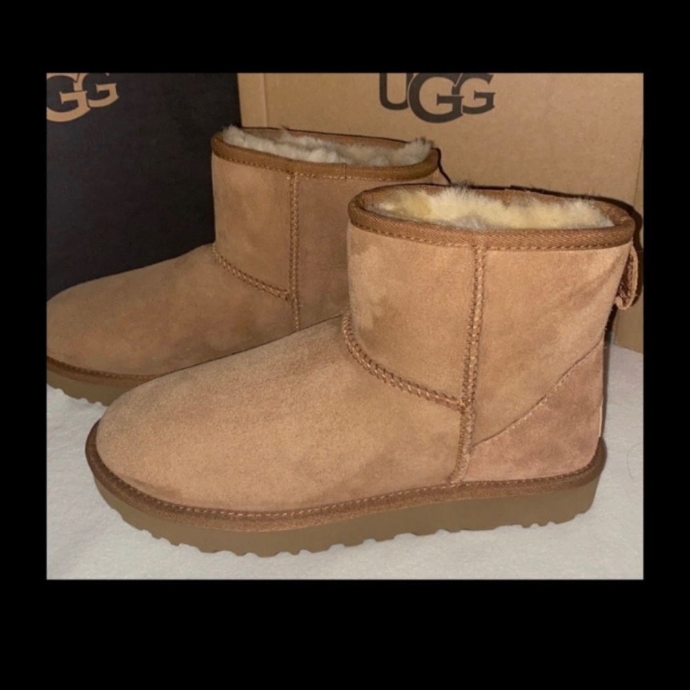 UGG Tan Classic Short Boots